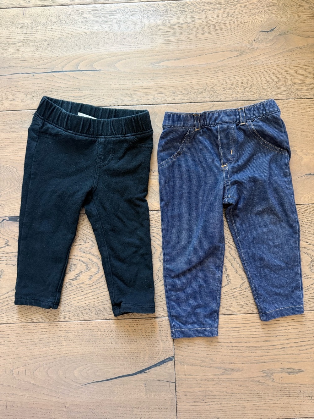Carter’s + Cat & Jack 12M Jeggings Pants Lot of 2 - Picture 2 of 10